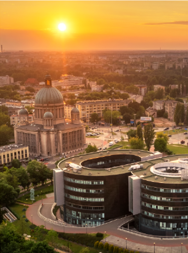 Panorama Nowego Centrum Łodzi