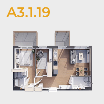 Rzut lokalu A3.1.19