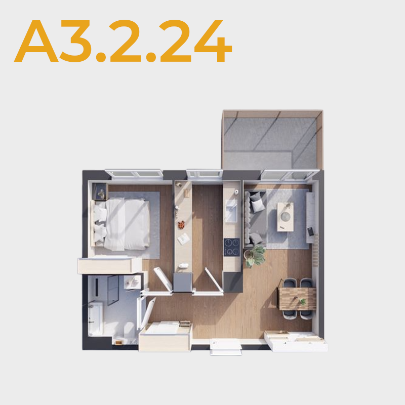 Rzut lokalu A3.2.24